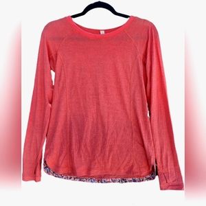 Luluemon Swifty Long Sleeve Top Sz 6